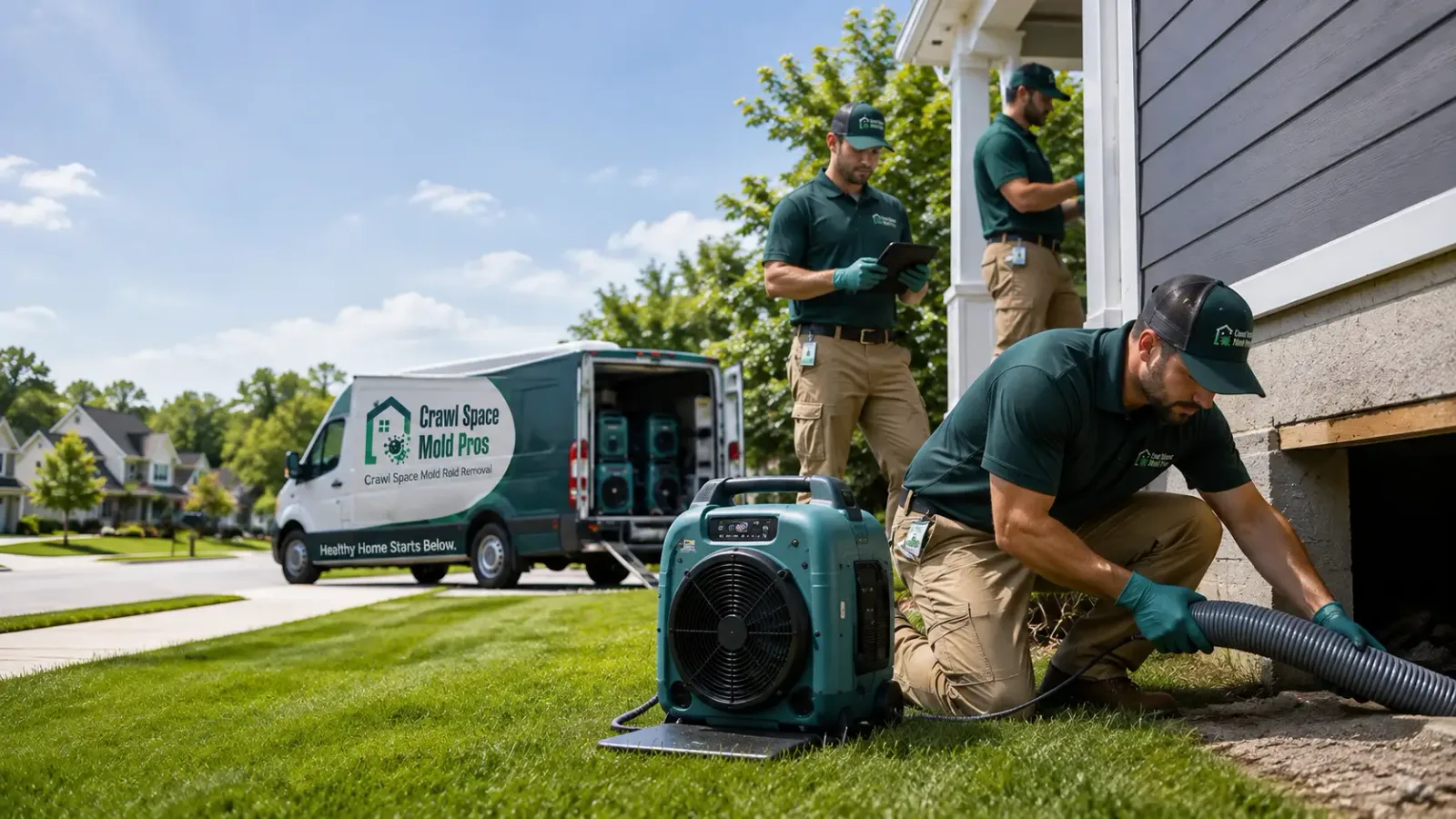 Crawl Space Mold Removal in Marion, IL